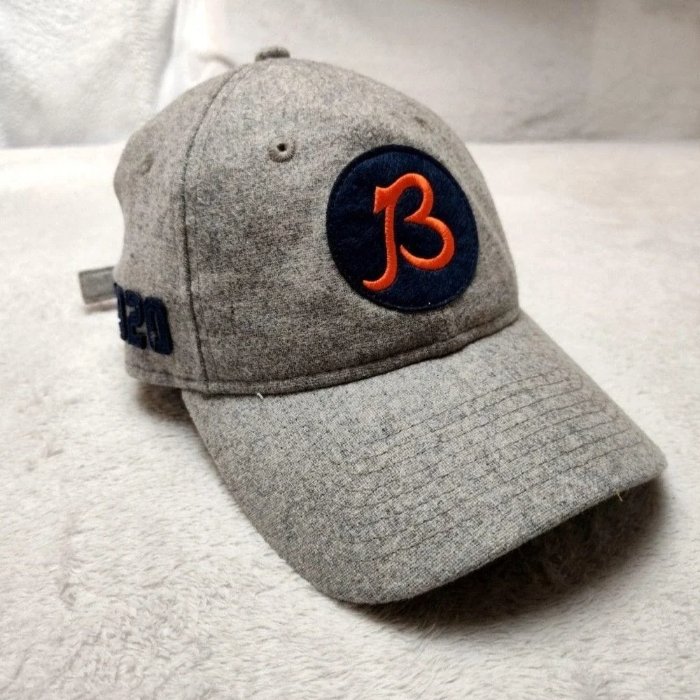 Chicago Bears New Era Hat Cap Strap Back Womens Heather Gray 9TWENTY NFL